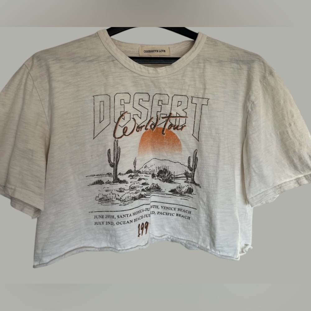 Cropped Graphic Tee